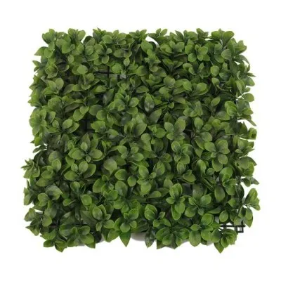 Plant atifisyèl deyò miray vètikal jaden vèt miray mi touf bwa