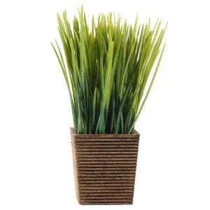 Plastik Mini atifisyèl pou plant Floor Floor